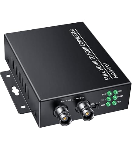 Amazon.com: ELECTOP BNC to HDMI Converter 4K - CVBS/CVI/AHD/TVI to